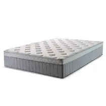 Colchão Casal Queen Molas Ensacadas Ômega 158x198x32cm Cinza/Branco Hellen - Suporta até 110kg por Pessoa