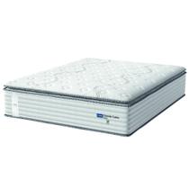 Colchão Casal Queen Molas Guarda Costas Max Com Pillow 158x198x40cm Branco/Cinza Probel