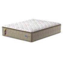 Colchão Casal Queen Molas Guarda Costas Max Pillow Top 158x198x40cm Bege / Branco Probel - Suporta até 180kg por Pessoa Colchão Casal Queen Molas Guarda Costas Max Pillow Top 158x198x40cm Bege / Branco Probel - Suporta até 180kg por Pessoa
