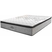 Colchão Casal Queen Ortho Secret em molas ensacadas individualmente com 28 cm de altura largura de 158 cm cinza preto Colchão Casal Queen Ortho Secret em molas ensacadas individualmente com 28 cm de altura largura de 158 cm cinza preto