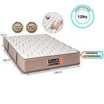 Colchão Casal Queen Size Sankonfort Tranquillité Molas Ensacadas - Linha Alta Luxo