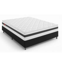 Colchão Casal Reconflex Max Saúde Premium Selado D45 138cm + Box Tozatto Uni