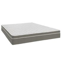 Colchão Casal SerenePrime Molas Ensacadas 138x188x25 Cinza