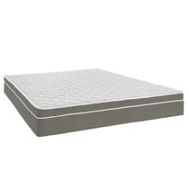 Colchão Casal SerenePrime Molas Ensacadas 138x188x25 Cinza