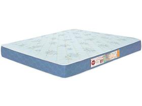 Colchão Casal Sleep Max Espuma D45 138x188x25cm Branco/Azul - Castor Colchão Casal Sleep Max Espuma D45 138x188x25cm Branco/Azul - Castor
