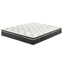 Colchão Casal Soft Comfort Preto c/ Sistema Antiácaro, Antifungo e Antialérgico - (138x188x23 cm) Mola Colchão Casal Soft Comfort Preto c/ Sistema Antiácaro, Antifungo e Antialérgico - (138x188x23 cm) Mola