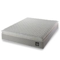 Colchão Casal Strong Pillow Top Espuma D45 138x188x24cm Bege - Suporta até 150kg por Pessoa