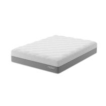 Colchão Casal Sublime Espuma Viscoelástica (32x138x188) Cinza e Branco