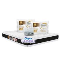 Colchão Castor Black White D45 Air Double Face King Size 193x203x27cm - Super Combo Feito Pra Você!