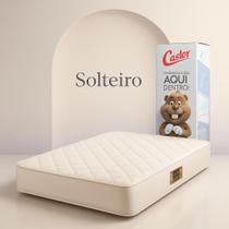 Colchão Castor Comfort D33 Na Caixa A Vácuo 088x188 Solteiro Creme