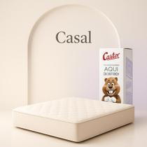 Colchão Castor Comfort D33 Na Caixa A Vácuo 138x188 Casal Creme