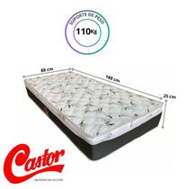 Colchão Castor de Molas Class Solteiro 88x188x25