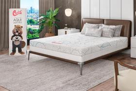 Colchão Castor King na Caixa Vitagel Space Double Face D33 193x203x24cm