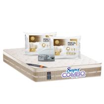 Colchão Castor Premium Tecnopedic OneFace QueenSize 158x198x30cm - Super combo feito pra você!
