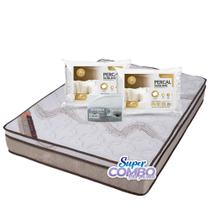 Colchão Castor Revolution Híbrido King Size 193x203x30cm - Super combo feito pra você!