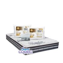 Colchão Castor Silver Star Híbrido Air Pkt One Face Casal 138x188x32cm - Super combo feito pra você!