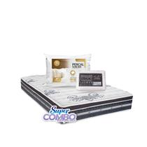 Colchão Castor Silver Star Híbrido Air Pkt One Face Solteiro Americano 96x203x32cm - Super combo feito pra você!