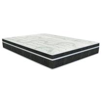 Colchão Colchão Viúva Molas Bonnel Venezia Black Euro Pillow (Colchão Viúva - 1,08x1,98x0,24 - Sem Cama Box) - Orthoflex