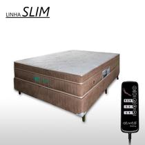 Colchão Com Massageador Casal padrão + Base Box ALLMAG