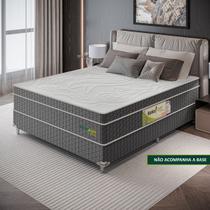 COLCHÃO COMFORT MOLA 138x32x188 BORDADO NO SUEDE CINZA TAMPO IMPERIUM BRANCO COLCHÃO COMFORT MOLA 138x32x188 BORDADO NO SUEDE CINZA TAMPO IMPERIUM BRANCO