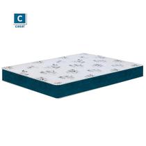 Colchão D33 138x188x14 - Lateral Azul PREMIUM