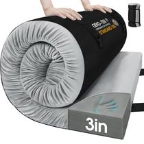 Colchão de acampamento CYMULA Memory Foam 3 polegadas para adultos 72 x 24 polegadas