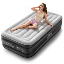 Colchão de ar Airefina Twin com bomba embutida de 18 polegadas de altura Colchão de ar Airefina Twin com bomba embutida de 18 polegadas de altura