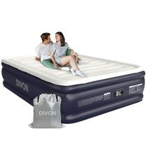 Colchão de ar DIVON completo com bomba embutida 46 cm levantada 300 kg