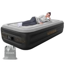 Colchão de ar VOSSER Twin 46x99x46 cm Bomba inflável 110V Colchão de ar VOSSER Twin 46x99x46 cm Bomba inflável 110V