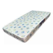 Colchão de Berço D18 modelo Americano 70x130x7 cm Face impermeável Branco