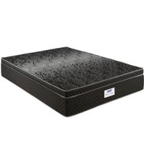 Colchão de Casal Gazin Perola Negra em molas pocket ensacadas individualmente com espuma D33 altura de 32 cm largura de 138 cm Preto