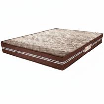 Colchão de casal King largura 193 cm Ortho D45 Style 100% espuma altura de 24 cm até 150 Kilos Marrom