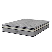 Colchão de Casal Molas Ensacadas Luxo Santa Rita Decor Cinza