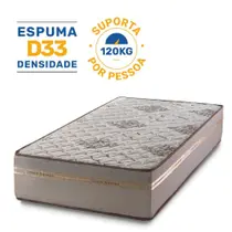 Colchão de Espuma D33 One Face Millenium Solteiro 88 cm