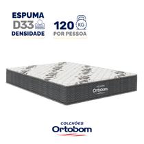 Colchão de Espuma D33 One Face Ortobom Airtech 100 Casal 138cm Colchão de Espuma D33 One Face Ortobom Airtech 100 Casal 138cm