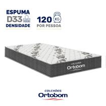 Colchão de Espuma D33 Ortobom Airtech 100 Solteiro 88 cm