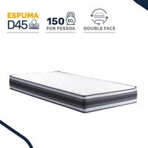 Colchão de Espuma D45 Double Face Territory Hellen Solteiro 88cm