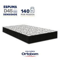 Colchão de Espuma D45 Ortobom Airtech 150 D45 Solteiro 88 cm