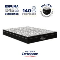 Colchão de Espuma D45 Ortobom Airtech Ortopillow 150 Queen 158 cm