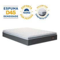 Colchão de Espuma D45 Pillow Top Fort Comfort Queen 158 cm Colchão de Espuma D45 Pillow Top Fort Comfort Queen 158 cm