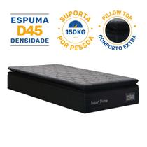 Colchão de Espuma D45 Pillow Top Suport Prime Solteiro 88 cm Colchão de Espuma D45 Pillow Top Suport Prime Solteiro 88 cm