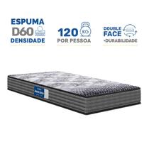 Colchão de Espuma D60 Double Face Guarda Costas Comfort Force Probel Solteiro 88 cm
