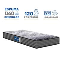Colchão de Espuma D60 Double Face Guarda Costas Comfort Force Probel Solteiro 88cm