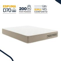 Colchão de Espuma D70 Double Face Ortopédico Double Sense Casal 138cm