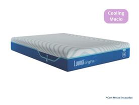 Colchão de Espuma , Luuna Original Cooling Macio, Tecnologia Cooling Touch, 4 Espumas E Molas Ensacadas