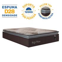 Colchão de Espuma Mega Pillow Queen 158 cm Colchão de Espuma Mega Pillow Queen 158 cm
