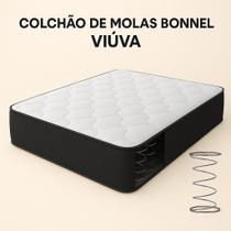 Colchão de Molas Bonnel Viúva 1,28x1,88x28cm Conforto, Resistência e Qualidade