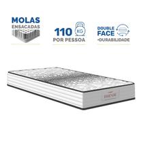 Colchão de Molas Ensacadas Double Face Essence Probel Solteiro 88cm