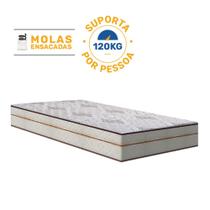 Colchão de Molas Ensacadas One Face Luxury Solteiro 88 cm
