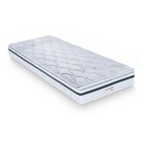 Colchão de Molas Ensacadas Orthocrin Real Viúva Pillow Top Solteiro Plus Viúva 110x200x30 Alto Suporte